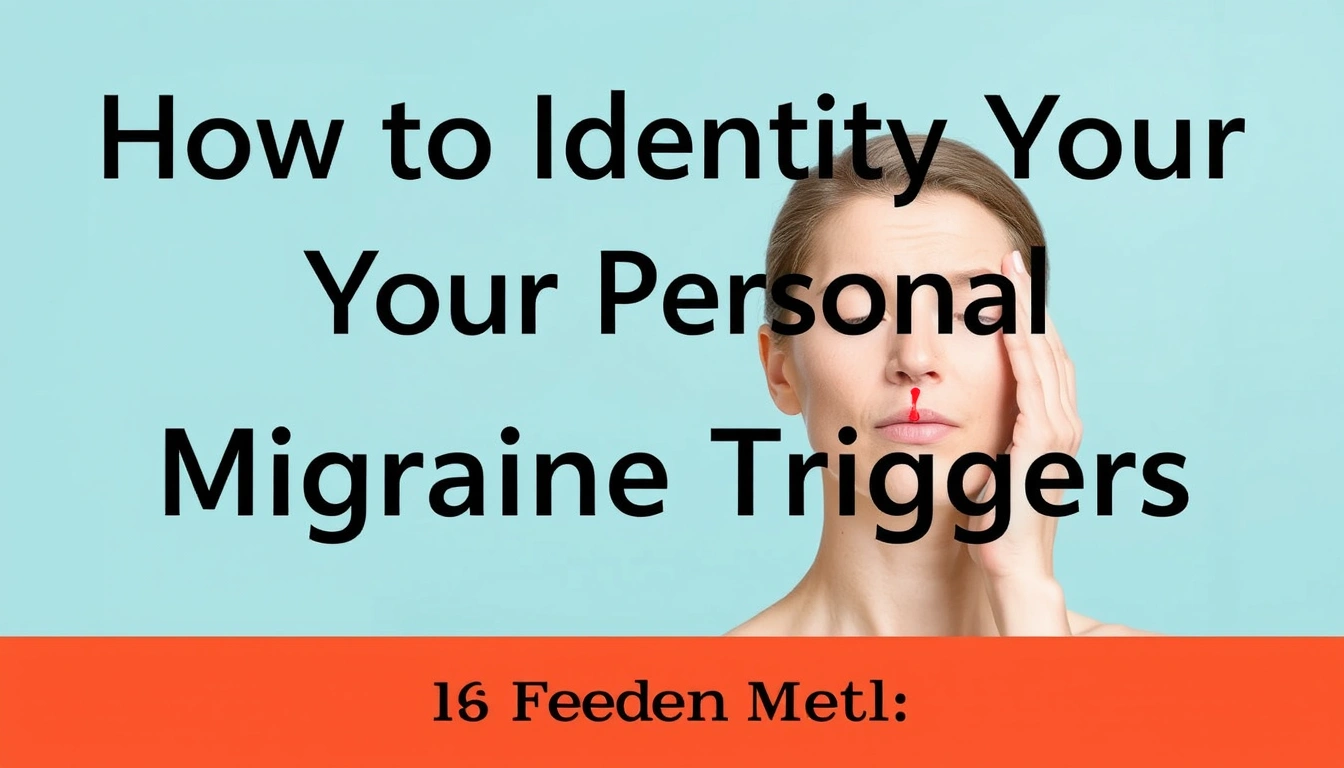 How to Identify Your Personal Migraine Triggers: A Step-by-Step Method